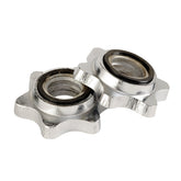 York Fitness Standard 1" Chrome Spinlock Collars (Pair), York Fitness